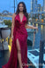 Halter Plunging Open Back A-line Party Dress Long Prom Dresses to Impress ,WGP1512