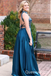 Halter Lace up Back A-line Party Dress Long Prom Dresses to Impress ,WGP1519