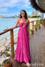 Hot Pink Halter A-line Prom Dresses to Impress ,WGP1311