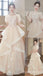 Gorgeous Shiny Champagne Square Neck Long Party Dress Prom Dresses ,WGP1797