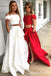 Elegant Two Pieces Lace Off Shoulder Party Dress Long Prom Dresses to Impress ,WGP1386