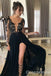 Gorgeous Stylish Illusion Long Sleeves Lace Appliques A-line Long Party Dress Prom Dresses ,WGP1822