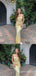 Elegant Light Yellow Spaghetti Straps Sheath Evening Gown Maxi Long Formal Dresses Prom Dresses ,WGP846