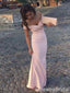 Sexy Light Pink Sweetheart Mermaid Off-the-shoulder Evening Gown Maxi Long Formal Dresses Prom Dresses ,WGP876