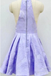 High-end Floral A-line Purple Short Homecoming Dresses with Pleats , QB0568