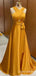 Elegant Unique A-line Evening Gown Maxi Long Formal Dresses Prom Dresses ,WGP848