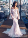 Stunning Lace Appliques Off the Shoulder Mermaid Wedding Dresses ,WGP1328