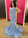 Shiny Strapless Sweetheart Mermaid Party Dress Long Prom Dresses to Impress ,WGP1707