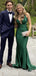 Sexy Deep V-neck Floor Length Mermaid Evening Gown Prom Dresses ,WGP603