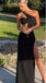 Stylish Sexy Black High Slit Mermaid Party Dress Long Prom Dresses to Impress ,WGP1535