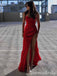 Sexy Spaghetti Straps High Side Slit Mermaid Party Dress Long Prom Dresses to Impress ,WGP1629