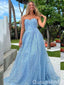 Gorgeous Strapless Sweetheart A-line Party Dress Long Prom Dresses to Impress,WGP1719