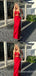 Sexy Red Strapless Sheath Evening Gown Maxi Long Formal Dresses Prom Dresses ,WGP861