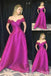 Elegant Off Shoulder A-line Evening Gown Maxi Long Evening Party Prom Dresses ,WGP1167