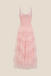 Pink V Neck A-line Party Dress Long Prom Dresses to Impress ,WGP1638