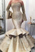 Sparkle Long Sleeves Sweetheart Mermaid Evening Gown Long Evening Party Prom Dresses ,WGP1254