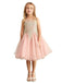 Cute Elegant Lace Appliques Tulle Ball Gown Flower Girl Dresses, FGS0056