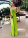 Green Strapless Sheath Long Prom Dresses to Impress ,WGP1351