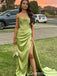 Elegant Strapless A-line Side Slit Long Party Dress Long Prom Dresses to Impress ,WGP1443