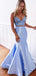 Sexy Mermaid Sweetheart Lace Up Back Spaghetti Straps Maxi Long Prom Dresses Evening Gown,WGP551