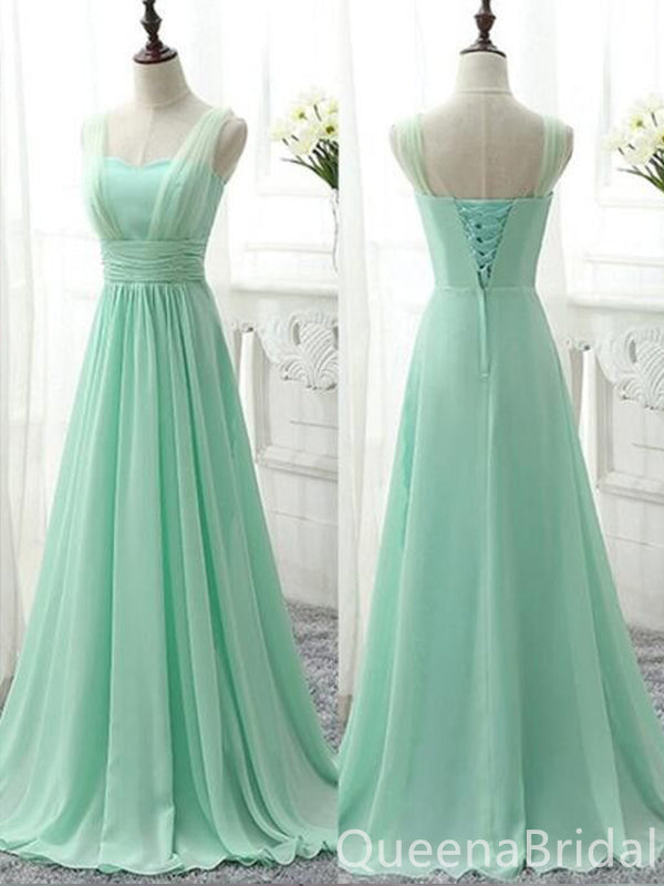 Elegant Mint Green Sweetheart Lace up Back A-line Long Party Dress Prom Dresses,WGP1734