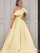 Elegant One Shoulder A-line Evening Gown Long Prom Dresses ,WGP614