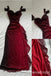 Shiny Burgundy Sweetheart Sheath Party Dress Long Prom Dresses to Impress ,WGP1656