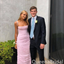 Stylish Light Pink Spaghetti Straps Sheath Long Party Dress Long Prom Dresses to Impress ,WGP1408