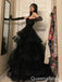 Gorgeous Strapless Tiered Sweetheart A-line Ball Gown Party Dress Long Prom Dresses to Impress ,WGP1663