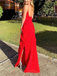 Elegant Red Sheath Party Dress Long Prom Dresses to Impress ,WGP1564