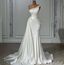 Ivory One Shoulder Mermaid Evening Gown Long Evening Party Prom Dresses, WGP1278