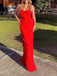 Elegant Red Sheath Party Dress Long Prom Dresses to Impress ,WGP1564