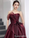 Stunning Strapless A-line Lace up Back Party Dress Long Prom Dresses to Impress ,WGP1497