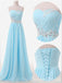 Gorgeous Strapless Sweetheart Beaded Lace up Back A-line Long Party Dress Prom Dresses,WGP1753