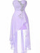 Gorgeous Lilac Strapless Sweetheart Beaded Sheath Long Party Dress Prom Dresses,WGP1754