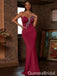 Sexy One Shoulder Mermaid Evening Gown Long Prom Dresses ,WGP633