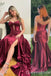 Gorgeous Strapless Sweetheart Side Slit A-line Party Dress Long Prom Dresses to Impress ,WGP1675