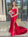 Elegant Strapless Sweetheart Mermaid Side Slit Party Dress Long Prom Dresses to Impress ,WGP1681