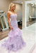 Sexy Strapless Tiered Tulle Lace Appliques Evening Gown Long Prom Dresses ,WGP606