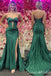 Elegant Strapless Sweetheart Mermaid Side Slit Party Dress Long Prom Dresses to Impress ,WGP1685