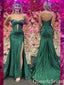 Elegant Strapless Sweetheart Mermaid Side Slit Party Dress Long Prom Dresses to Impress ,WGP1685