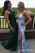 Stunning Blue Lace Appliques Mermaid Spaghetti Straps Party Dress Long Prom Dresses to Impress ,WGP1506