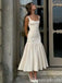 Elegant Ivory Square A-line Long Party Dress Prom Dresses ,WGP1772