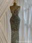 Sparkle Green Beaded Evening Gown Long Evening Party Prom Dresses to Impress ,WGP1300