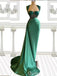 Stylish Dark Green Mermaid Beaded Sweetheart Prom Dresses to Impress ,WGP1301