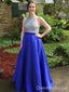 Sparkly Blue A-line Halter Long Formal Gown to Impress,WGP1921