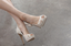 Ivory Lace High Heels Fish Toe Sexy Wedding Bridal Shoes, S012