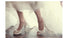 Ivory Lace High Heels Fish Toe Sexy Wedding Bridal Shoes With Tow, S020