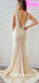 Sparkly Sequins Deep V-neck Backless Sexy Mermaid Evening Gowns Prom Dresses, WGP210