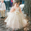 Ball Gown Spaghetti Straps Tulle Cheap Flower Girl Dresses, QB0089